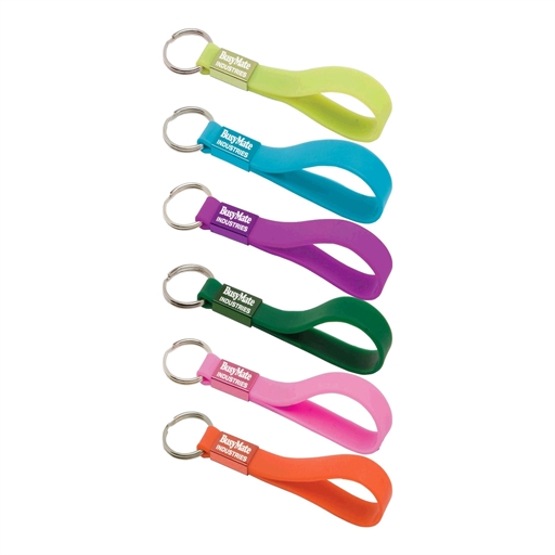 Silicone Sling Keyring - Indent