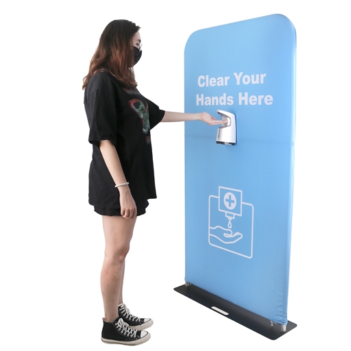Double Sided Touchless Sanitiser Dispenser Stand